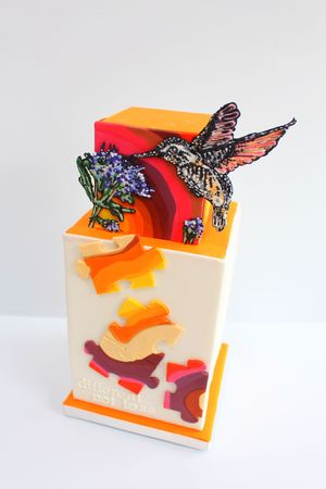 My piece for Sugarart for Autism - An awareness campaign by International sugar artists