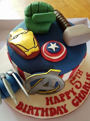 An 'Avengers' Cake