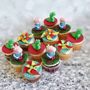 George pig cupcakes