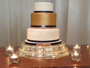 Diamond cakes carlow wedding cake 1