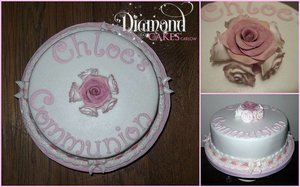 Diamond cakes carlow communion cake 2