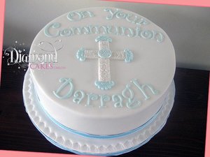Diamond cakes carlow communion cake 3