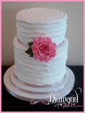 Diamond cakes carlow wedding cake 7