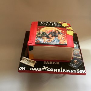 Harry Potter Book Style Cake