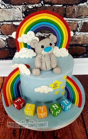 Christening  cake  christening cake  naming day  naming day cake  bear  blocks  rainbow  clouds  buttons  baby  boy  swords  malahide  portmarnock  dublin ?1503149889