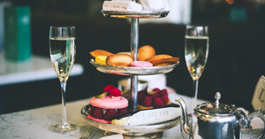 Afternoon tea - €45 for two people. €60 for two people with Prosecco.  