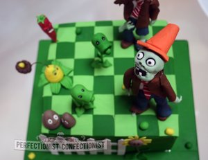 Plants vs zomies cake plants vs zombies birthday cake cakes north county dublin cakes swords cakes malahide birthday cake dublin celebration cake dublin 1