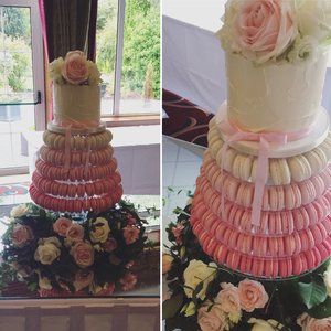 Macaron cake tower wedding cake 