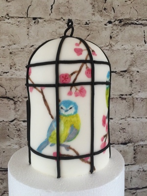 bird cage cake