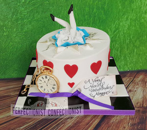 Alice in wonderland  alice  in  wonderland  birthday cake  birthday  cake  dublin  swords  sandymount  malahide  kinsealy  alice in wonderland cake %28 %283%29