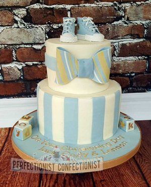 Christening cake  naming day cake  cake  swords  dublin  malahide  kinsealy  boots  converse  stripes  bowtie  chocolate  coffee  novelty  celebration  %282%29
