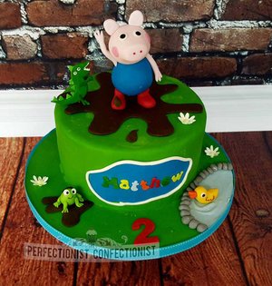 Peppa pig peppa pig birthday cake  george  birthday cake  cake  chocolate  malahide  dublin cake  dublin  swords  portmarnock  kinsealy celebration  novelty  %281 %286%29
