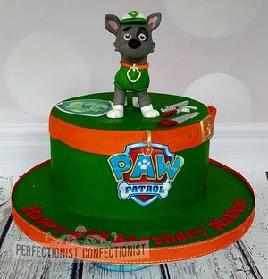Paw patrol  birthday  cake  rocky  rocky cake topper  novelty  celebration  dublin  malahide  swords  portmarnock  kinsealy  chocolate  %285%29