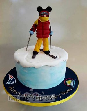 Skier  skiing  cake topper  birthday cake  mickey mouse  ski cake topper  lemon cake  cakes dublin  cake malahide  cake swords  celebration cake  novelty cake   %281 %287%29