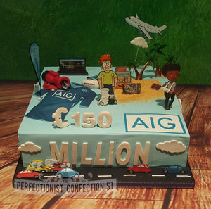 Aig  insurance  celebration  cake travel  house  health  golf  rugby  allblacks  car  dublin  kinsealy cakes  malahide cake  corporate cake  victoria sponge cake  2d %281%29