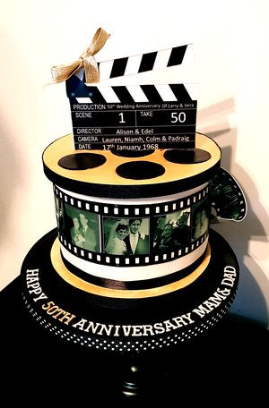 50th Wedding Anniversary Cake 