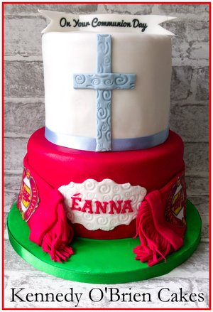 Communion & Man-United Cake