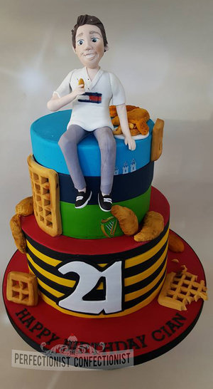 Birthday cake  chicken dippers  potato waffles  gonzaga college  ucd  birthday ckae  novelty cake  21st birthday cake dublin   %2811%29