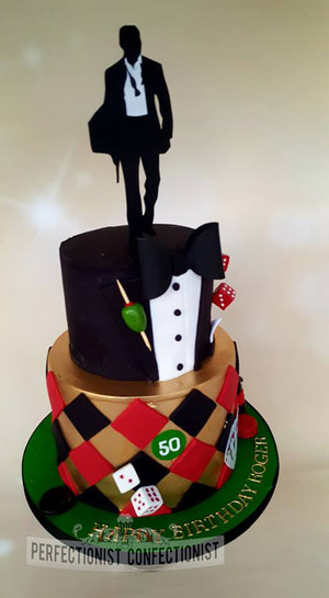 Vegas cake  50th birthday cake dublin  james bond cake  novelty cake  celebration cake  cake dublin  %283%29