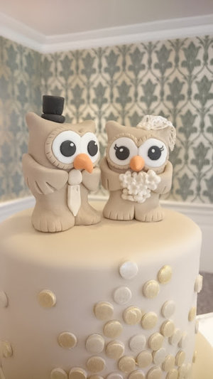 owl cake toppers
