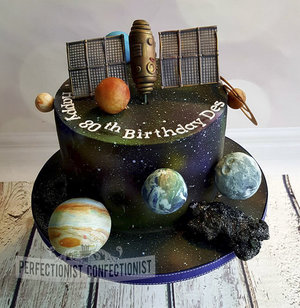 Birthday cake  galaxy cake  space cake  planet cake  cake dublin  malahide  kinsealy  swords  universe  sattelite  novelty  celebration %283%29