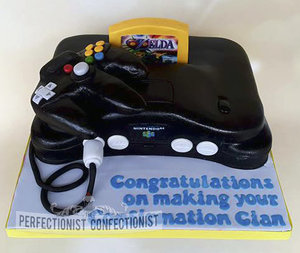 Confirmation cake  cake  confirmation  malahide  swords  kinsealy  dublin  nintendo 64 console  zelda   %281%29