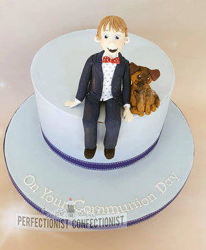 Communion  cake  chocolate biscuit  cake topper  model  personalised topper  dublin  swords  malahide  kinsealy  fingal  celebration  novelty  communion cake %281%29