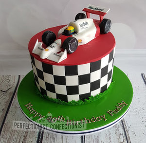Ayrton senna  f1  macclarenm  birthday cake  cake  40th  choc fudge  novelty  celebration  swords  fingal  malahide  dublin  kinsealy  %282%29