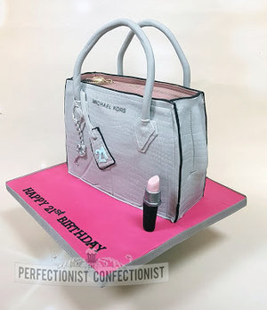 Mk bag  michael kors  designer handbag  birthday cake  cake  novelty  21st  chocolate fudge  dublin  swords  malahide celebration %285%29