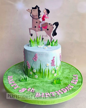 Ellen - Horse riding Birthday Cake