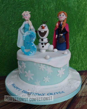 Frozen birthday cake  frosen  cake  birthday cake  birthday  dublin  swords  malahide  kinsealy  anna  elsa  olaf  celebration  novelty  %282%29