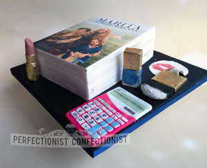 Teacher  michael kors make up  under the hawthorn tree  30th birthday  birthday cake  cake  novelty  handmade  books  swords  siam thai malahide   %281%29