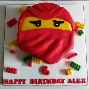 Ninjago kai birthday cake