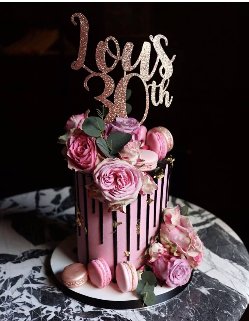 female 30th birthday cake ideas