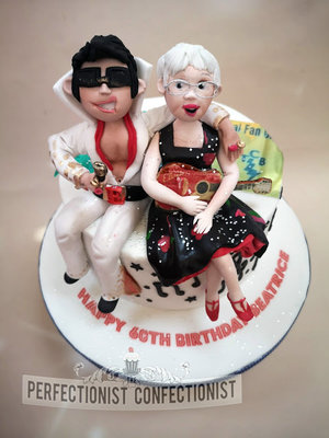 Elvis  donegal  fan club  cake topper  cake maker  dublin  swords  malahide  60th  birthday  elvis  guitar  novelty  celebration  music %283%29