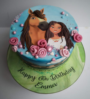Spirit  riding free  horse  cake  birthday novelty  celebration  dublin  cake maker  spirit riding free  swords  malahide  kinsealy  bespoke %281%29