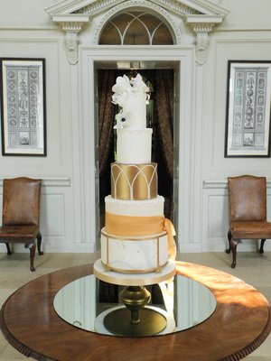 Gloster Gold Wedding Cake