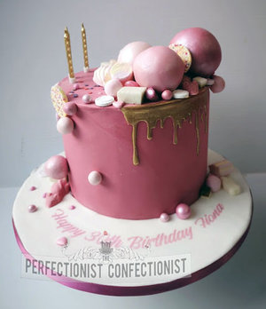 30th  airport  dublin  swords  malahide  kinsealy  bubblegum  sweets  pink  drip  chocolate biscuit  cake  gold  birthdya  novelty  celebration %282%29