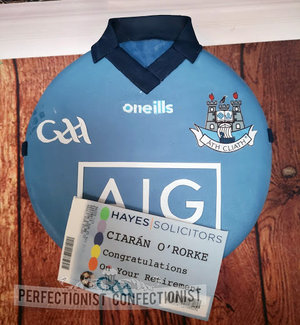 Hayes solicitors  corporate  retirement  cake  birthday  dublin  gaa  jersey  birthday  dublin  swords  malahide  kinsealy  personalised ticket %284%29