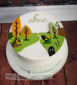Parkrun  park run   cake  celebration  congratulations  50th  birthday  birthday cake  cake maker  dublin  swords  malahide  kinsealy  chocolate biscuit   %281%29
