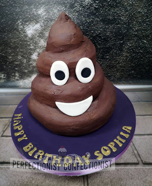 Pooj emoji cake  pile of poo emoji   birthday cake  poop  pooh  poo  chocolate cake  birthday  celebration  novelty  dublin  swords  malahide  kinsealy%285%29