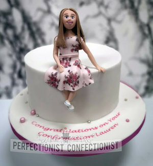 Confirmation  cake  figure  personalised  topper  chocolte  dublin  swords  malahide  confirmation cake  celebration   %281%29