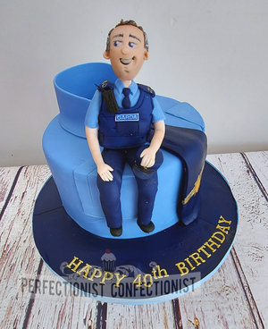 Garda  gardai  uniform  40th  birthday  cake  chocolate biscuit cake  kildare  swords  malahide  kinsealy  cake maker  dublin  uniform cake %281%29
