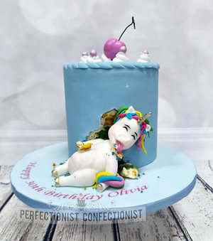 Greedy  unicorn  fat  cake  rainbow  over indulgence  birthday  cake maker  dublin  swords  blanchardstown  malahide  kinsealy  novelty celebration %281%29