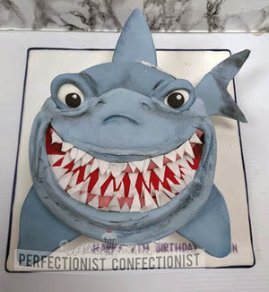 Shark  jaws  birthday cake  kid  child  fish  great white  novelty  celebration  cake maker  dublin  swords  malahide  kinsealy donabate  portmarnock %285%29