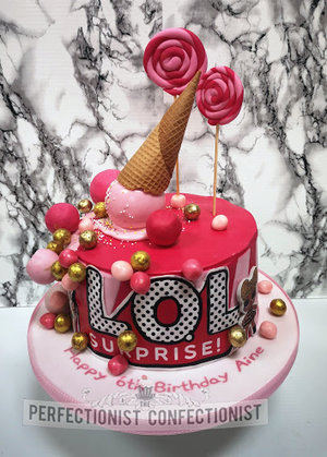 Lol  surprise  lol surprise  birthday cake  cake  dublin  howth  malahide  icecream  sweets  pink  novelty  celebration %281%29