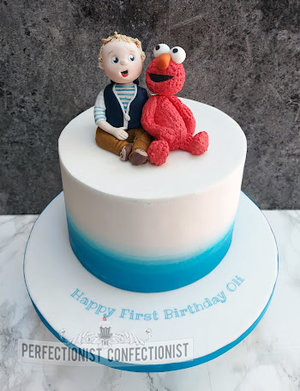 First 1st birthday cake dublin swords malahide kinsealy elmo cakemaker novelty celebration handmade cake topper personalised  %287%29